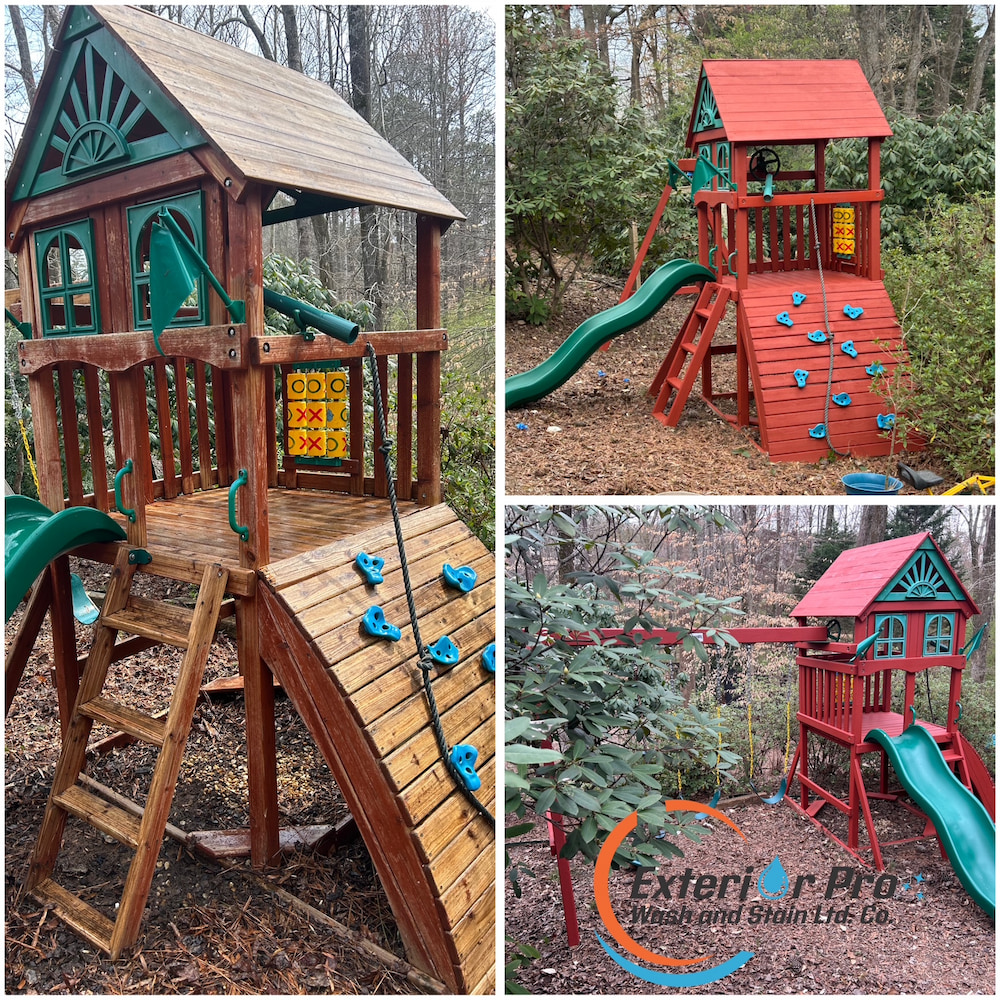 Outstanding Deck Washing & Painting Project in Alpharetta Ga
