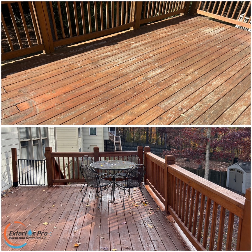 Professional Deck Staining in Lawrenceville