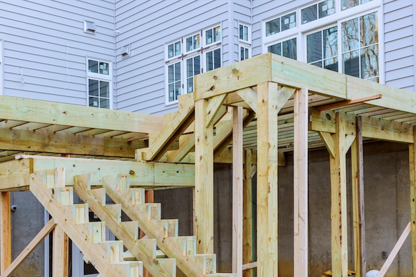 Deck repair and rebuild example
